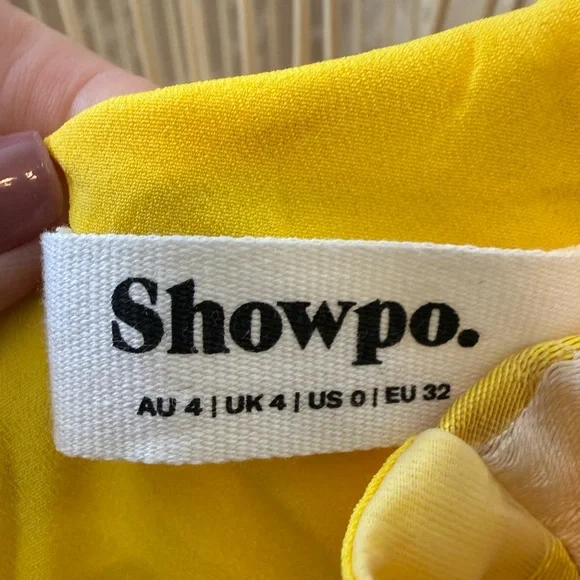 Showpo Yellow and Gold damask Floral Midi Dress - Picture 3 of 8